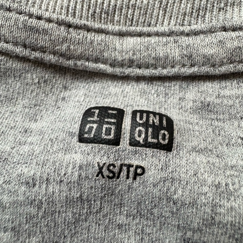 Lot of 2 - Mens Uniqlo Crewneck Long Sleeved Tops XS - Picture 4 of 7